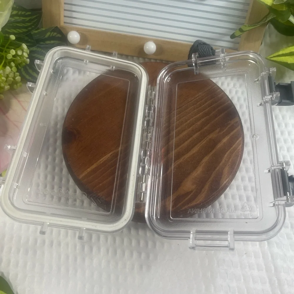 Clear Waterproof Phone Case with White Trim